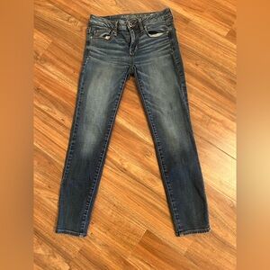American Eagle Outfitters Dark Blue Skinny Jeans